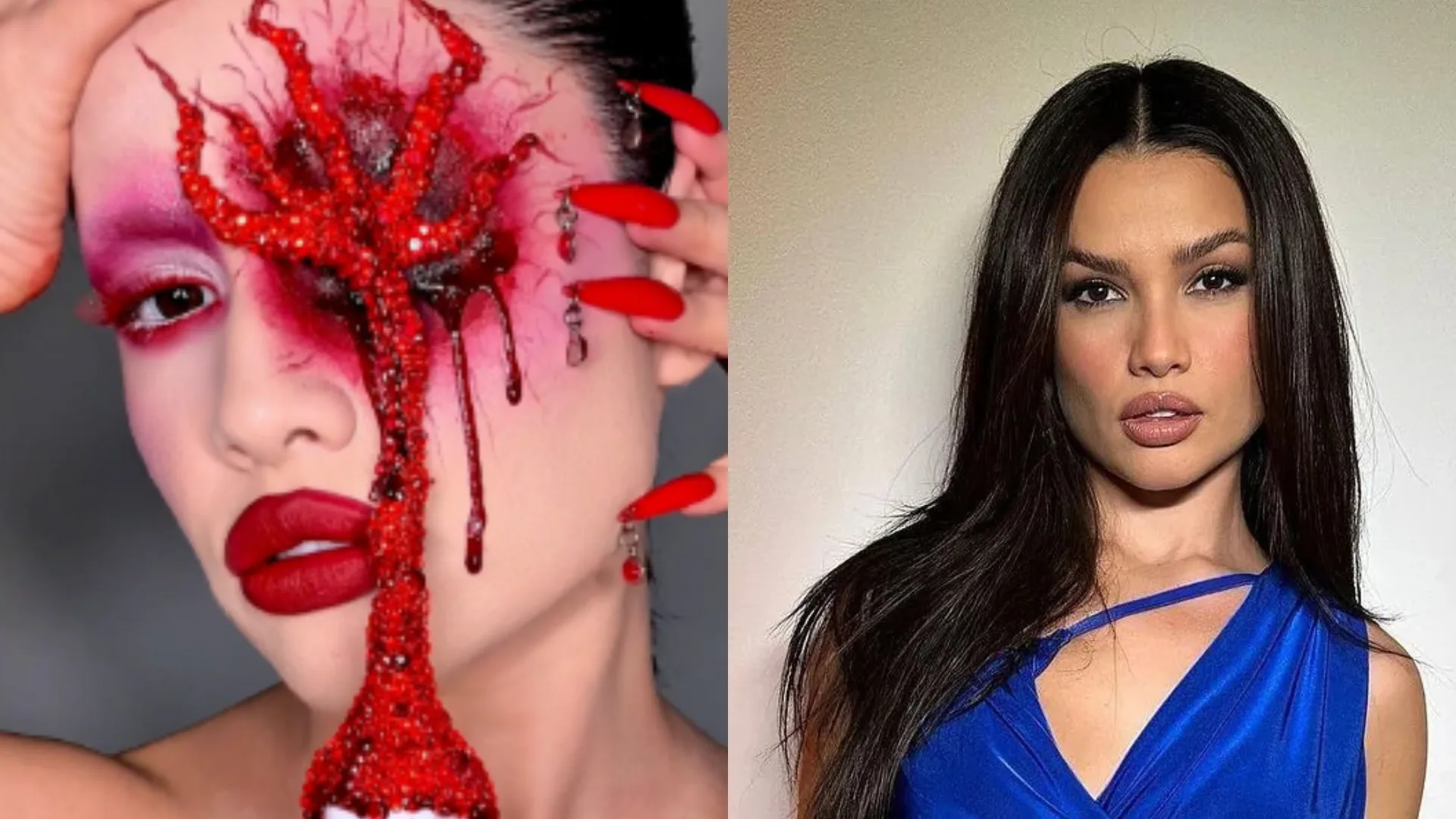Juliette entra no clima do Halloween e impressiona com maquiagem assustadora