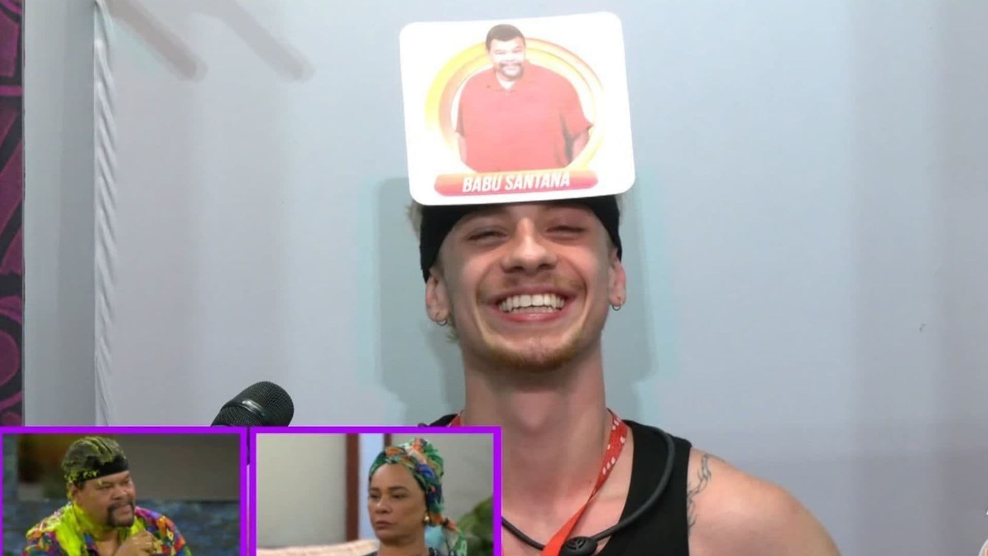 BBB 26: Juliano se diverte com Babu ao vivo após acertar palpite do Sincerão