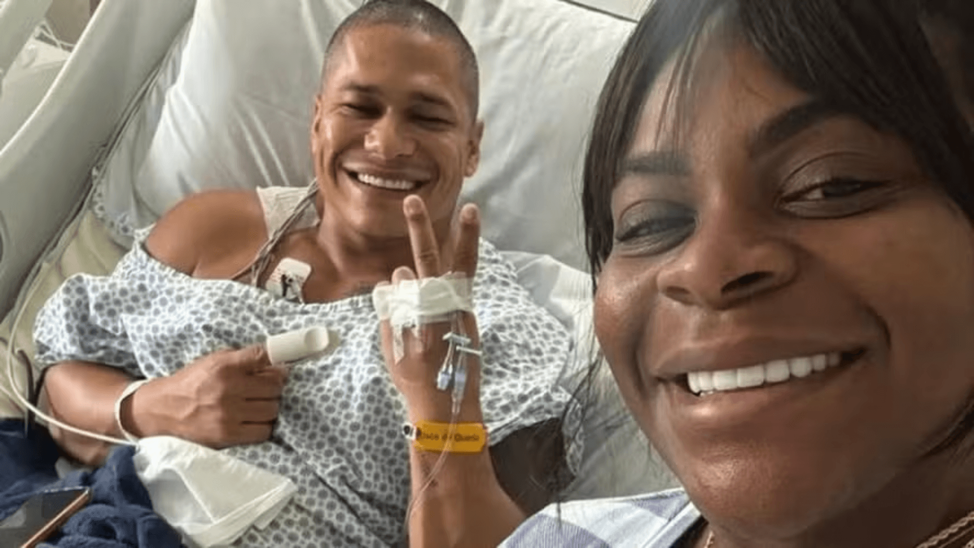 Namorado de Jojo Todynho celebra primeiros passos após infarto