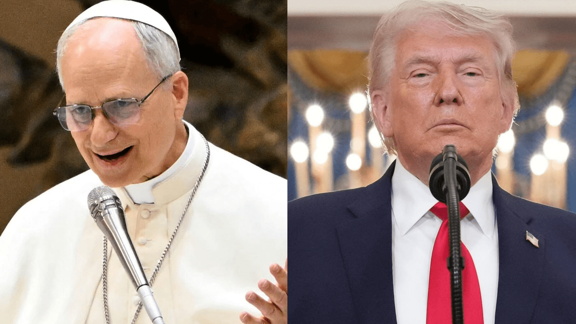 Papa Leão XIV diz que “não tem interesse” em debate com Donald Trump