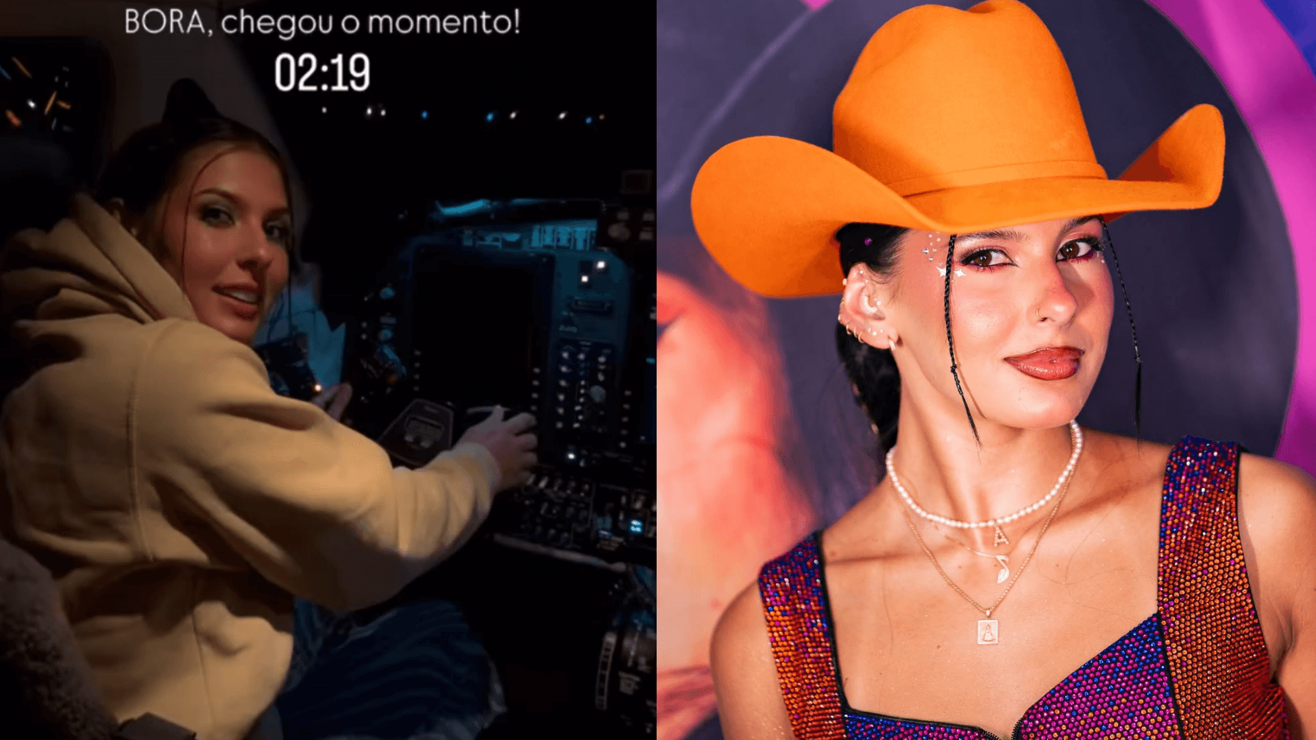 Após habilitação para dirigir caminhão, Ana Castela inicia aulas para pilotar avião: “Eu não menti, não”