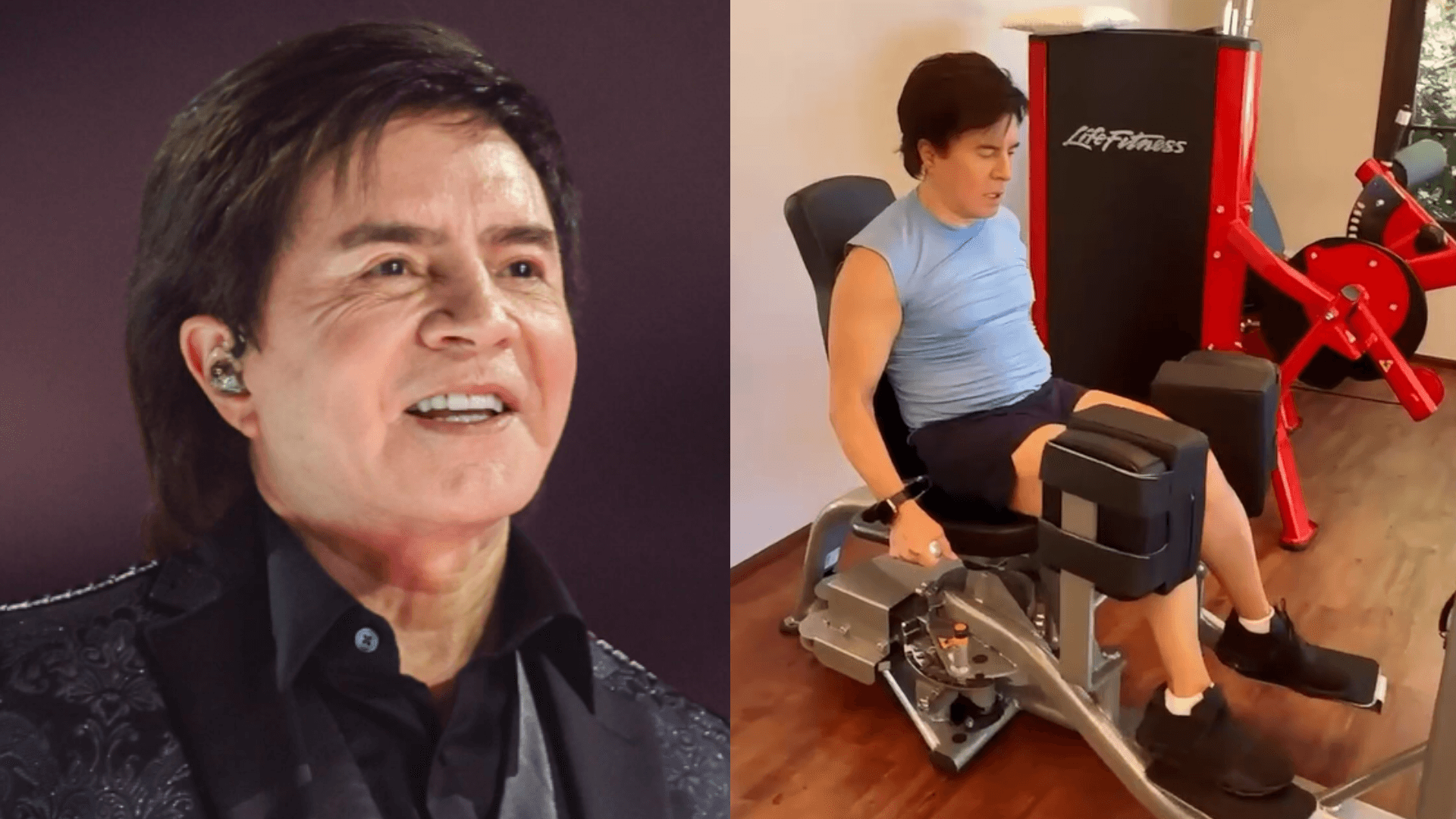 Xororó exibe rotina intensa de treino aos 68 anos e impressiona