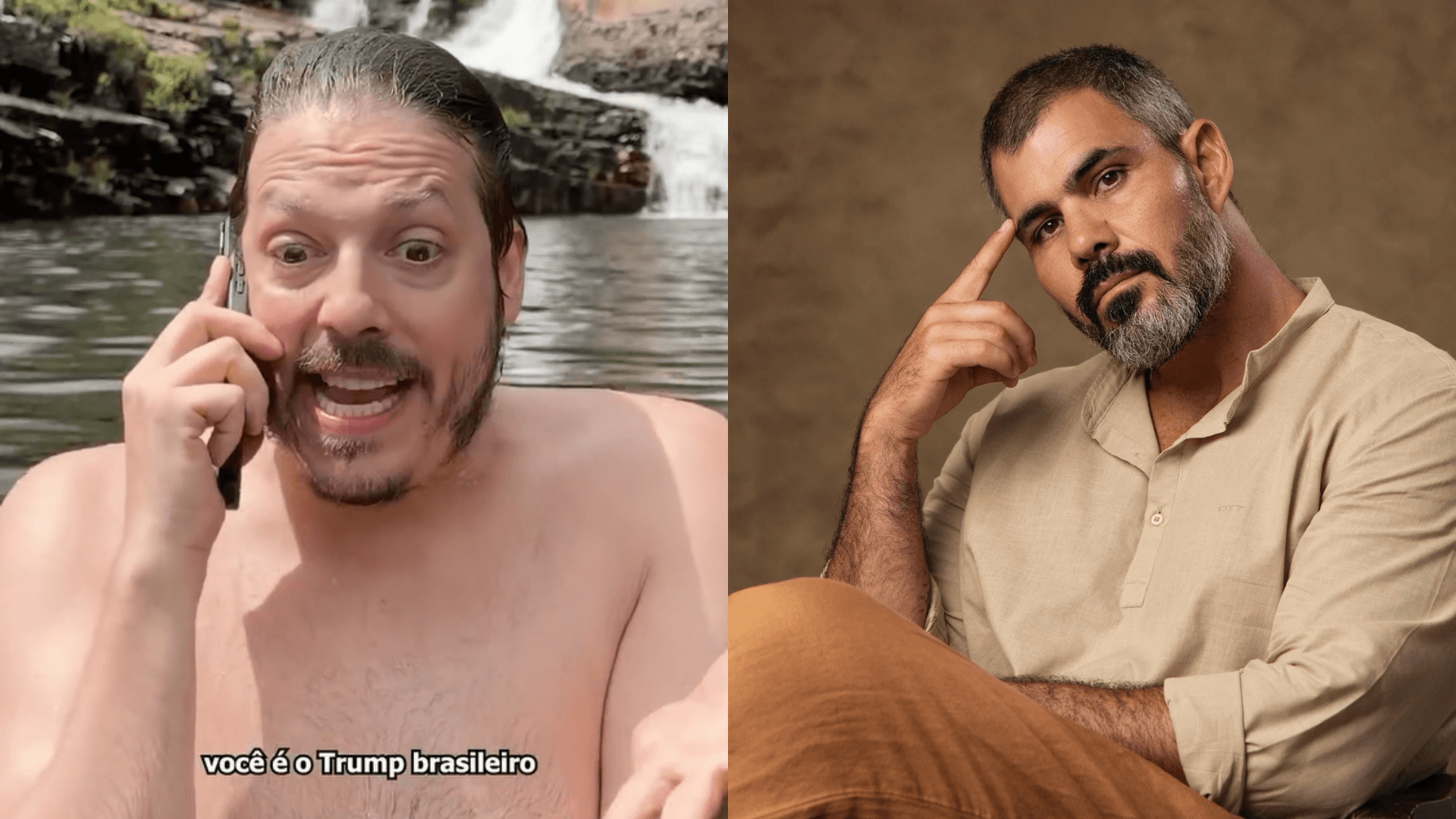 Fábio Porchat ironiza “curso para homens” de Juliano Cazarré