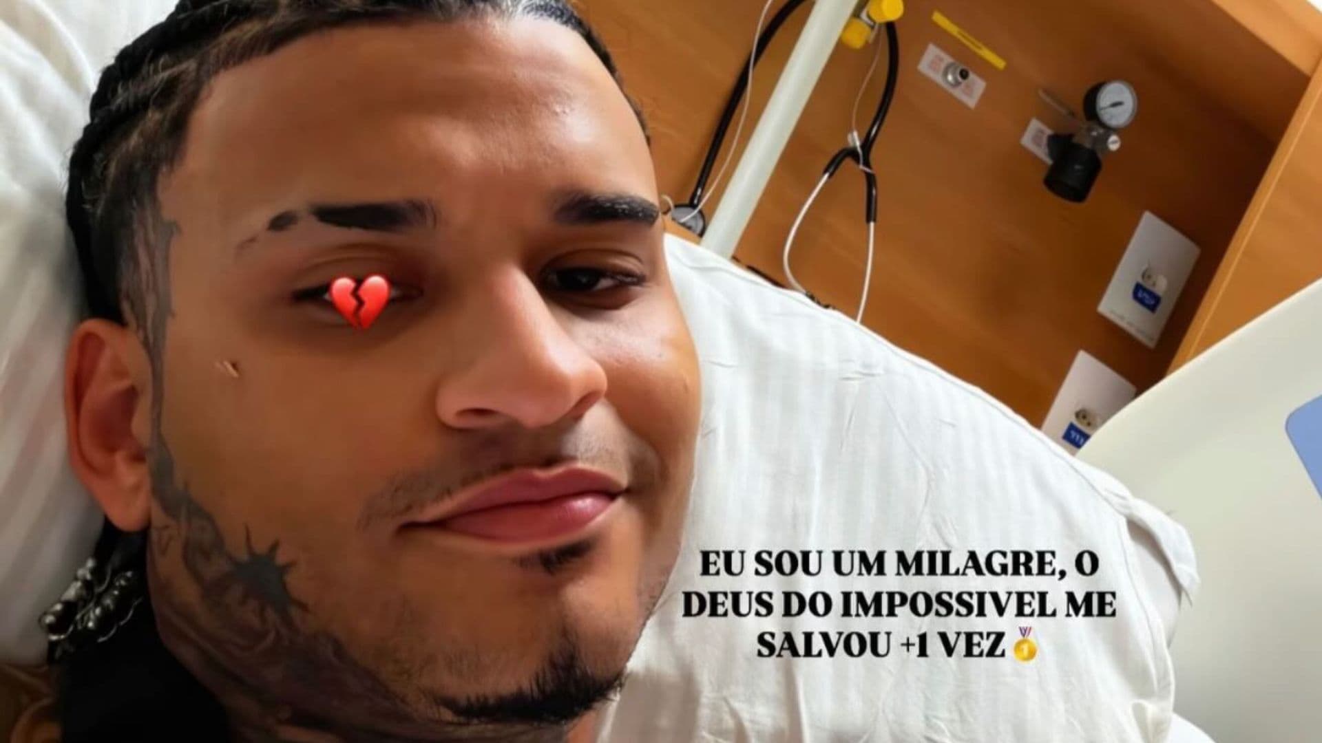 Anderson Neiff se pronuncia após ser baleado em SP e passar por cirurgia