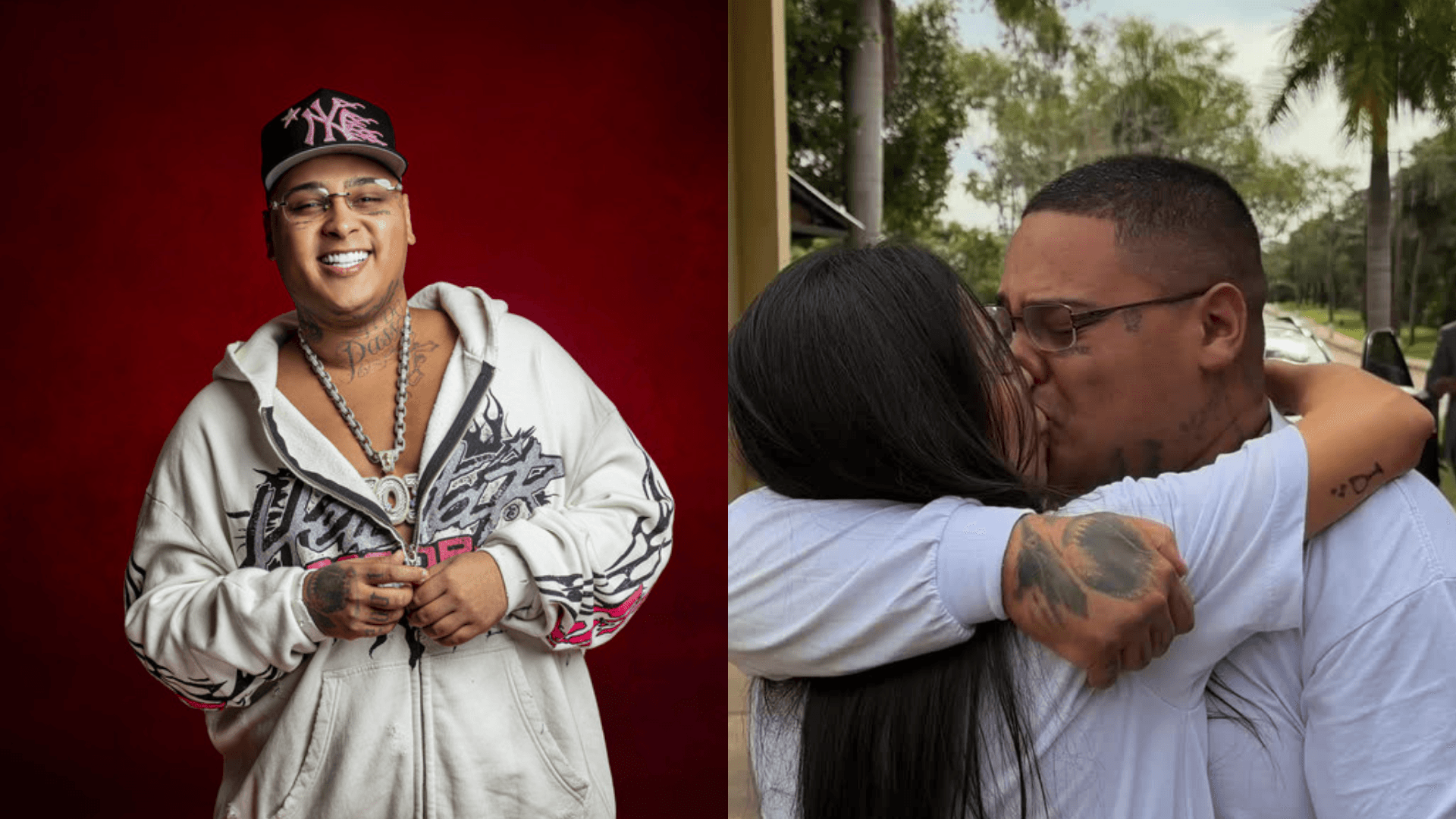 MC Ryan SP comemora soltura ao lado de esposa e declara “Não sou bandido”