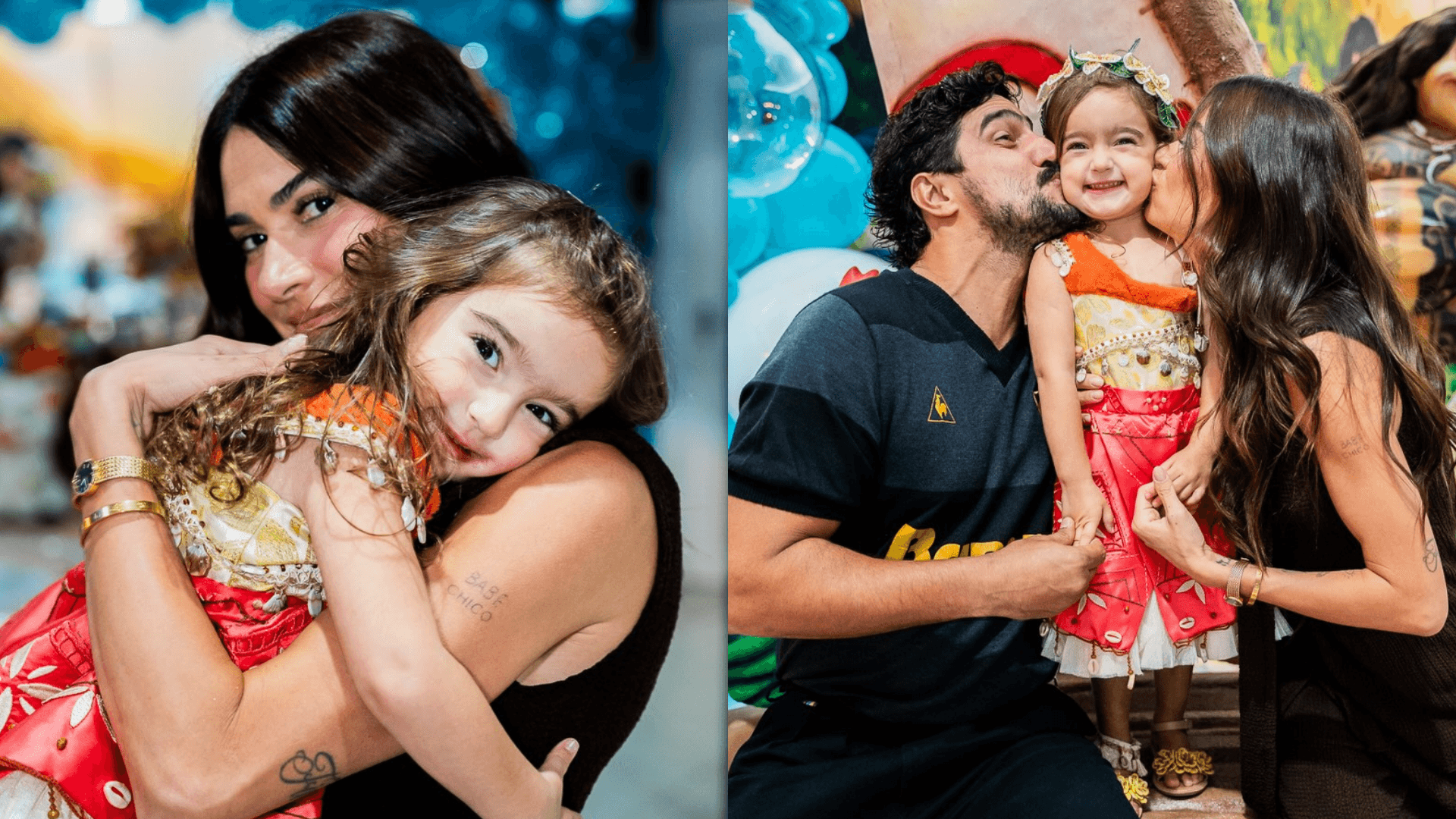 Thaila Ayala compartilha conversa com a filha sobre cicatriz de cirurgia cardíaca: “É a marca do amor de Deus”