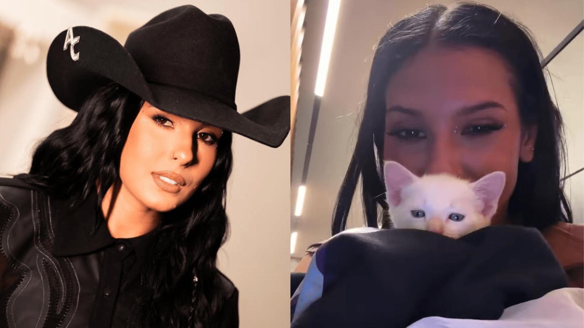 Ana Castela ganha gatinho em show: “Não estava preparada”