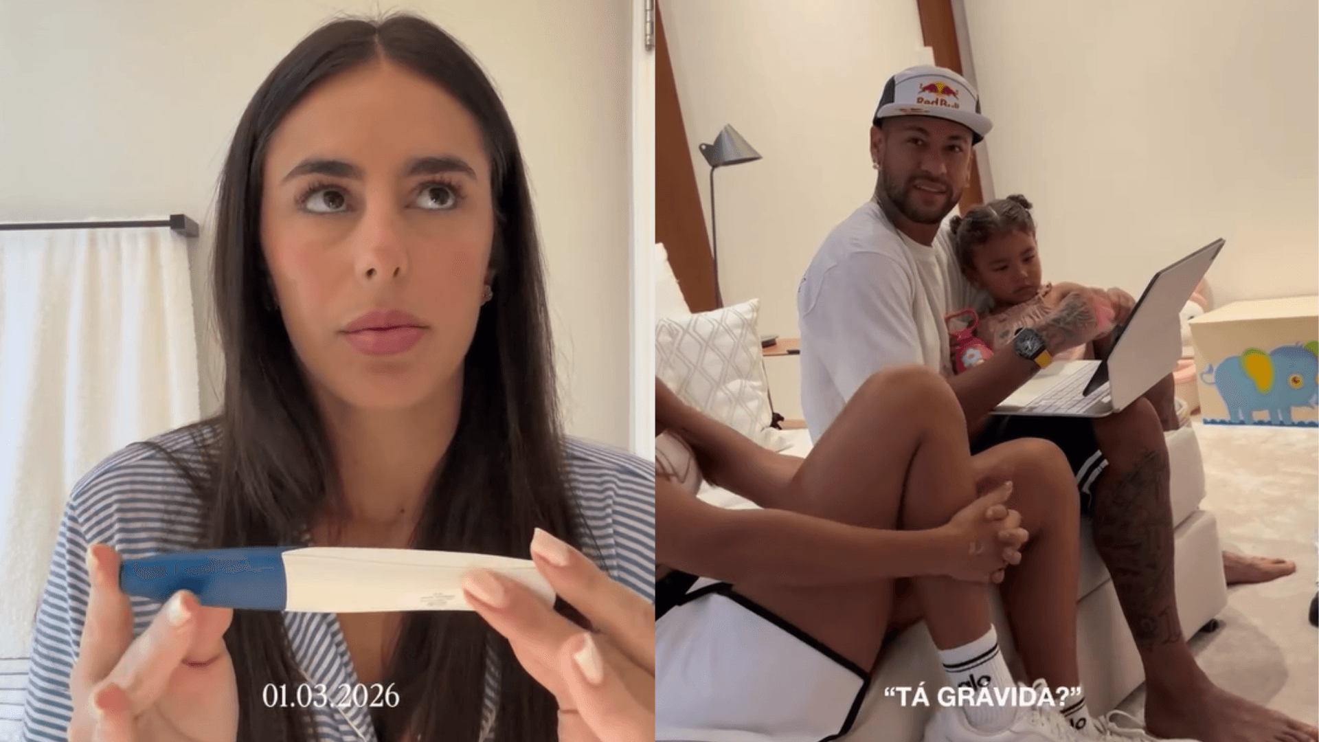 Bianca Biancardi anuncia gravidez e mostra a reação da família