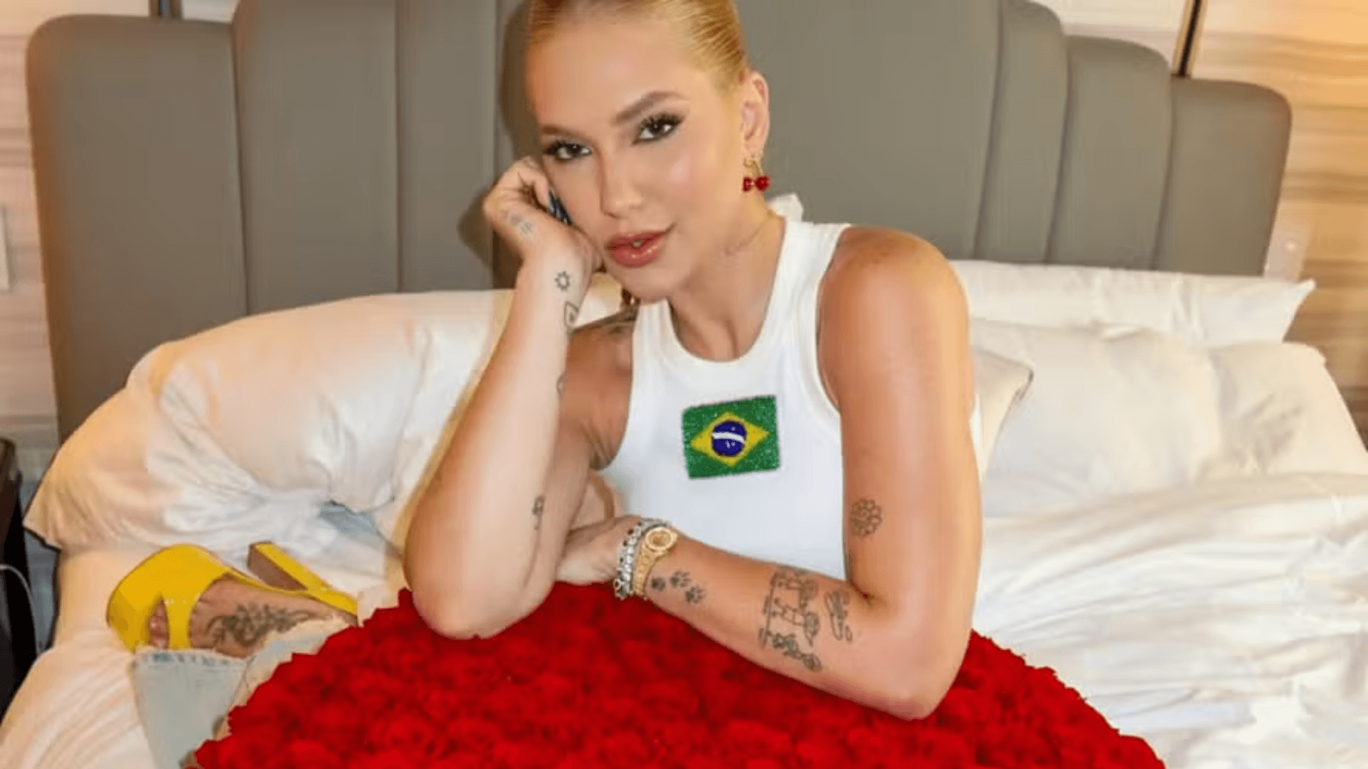 Virginia Fonseca comenta buquê misterioso e chama atenção