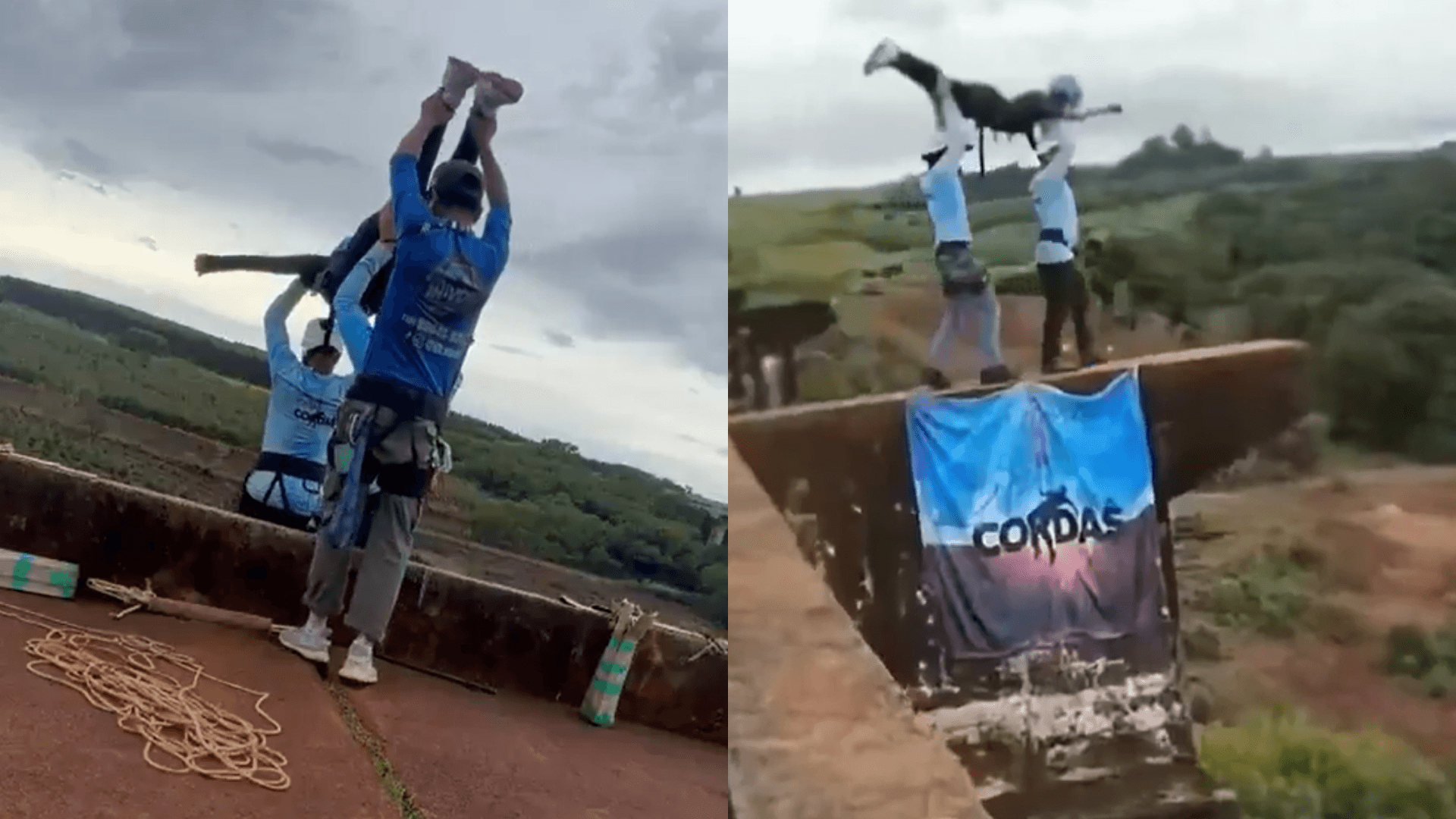 Jovem morre após ser lançada sem corda durante salto de rope jump no interior de São Paulo