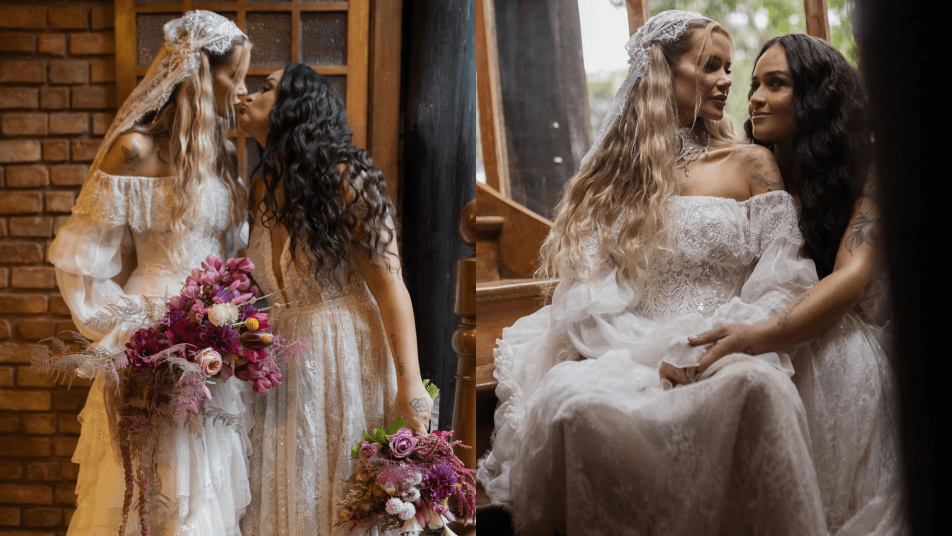 Marcela Mc Gowan expõe perrengues que aconteceram em seu casamento com Luiza Martins: “Agora que passou, eu consigo contar”