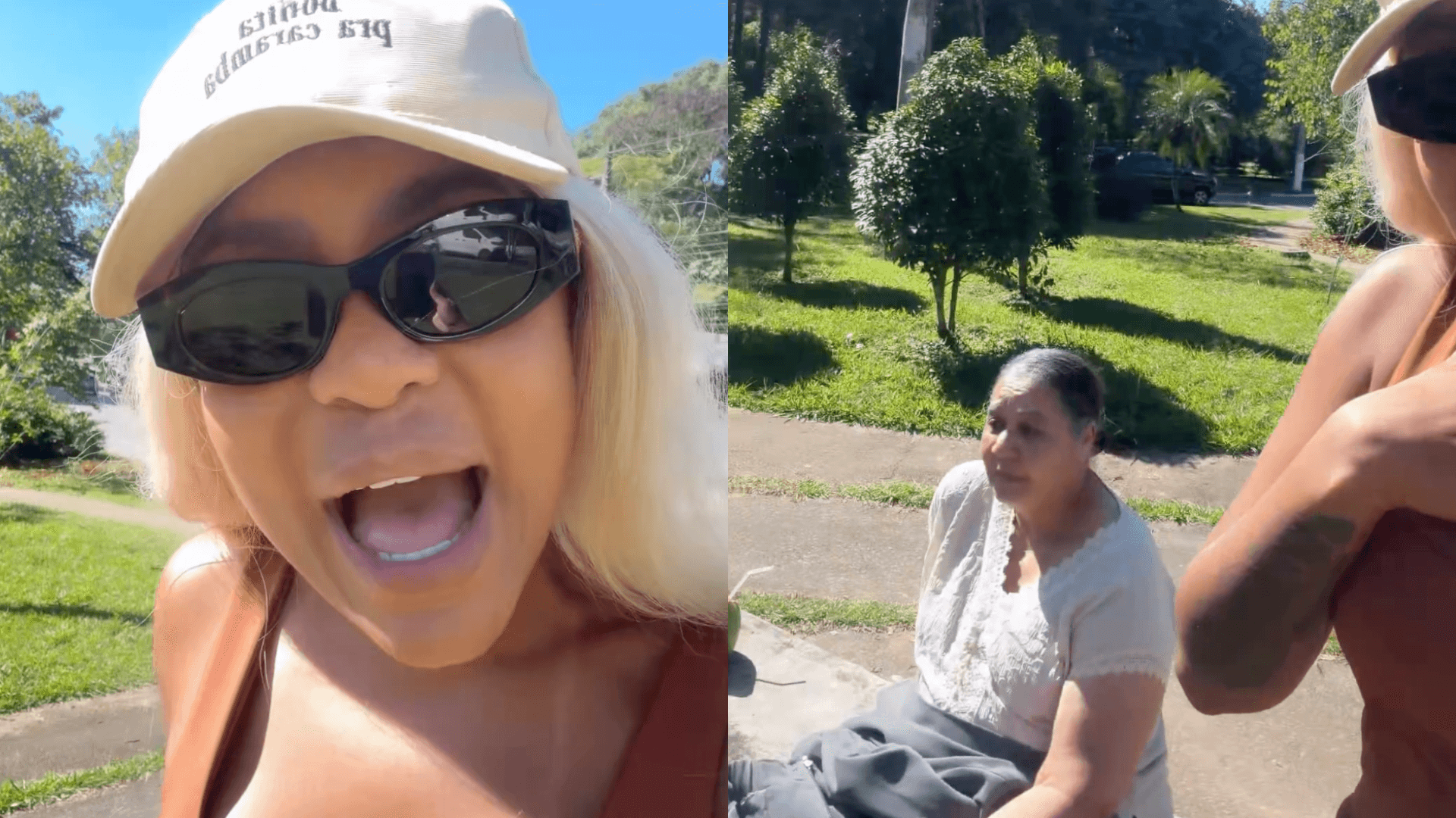 Cariúcha relata susto após mãe quase ser atacada por pitbull