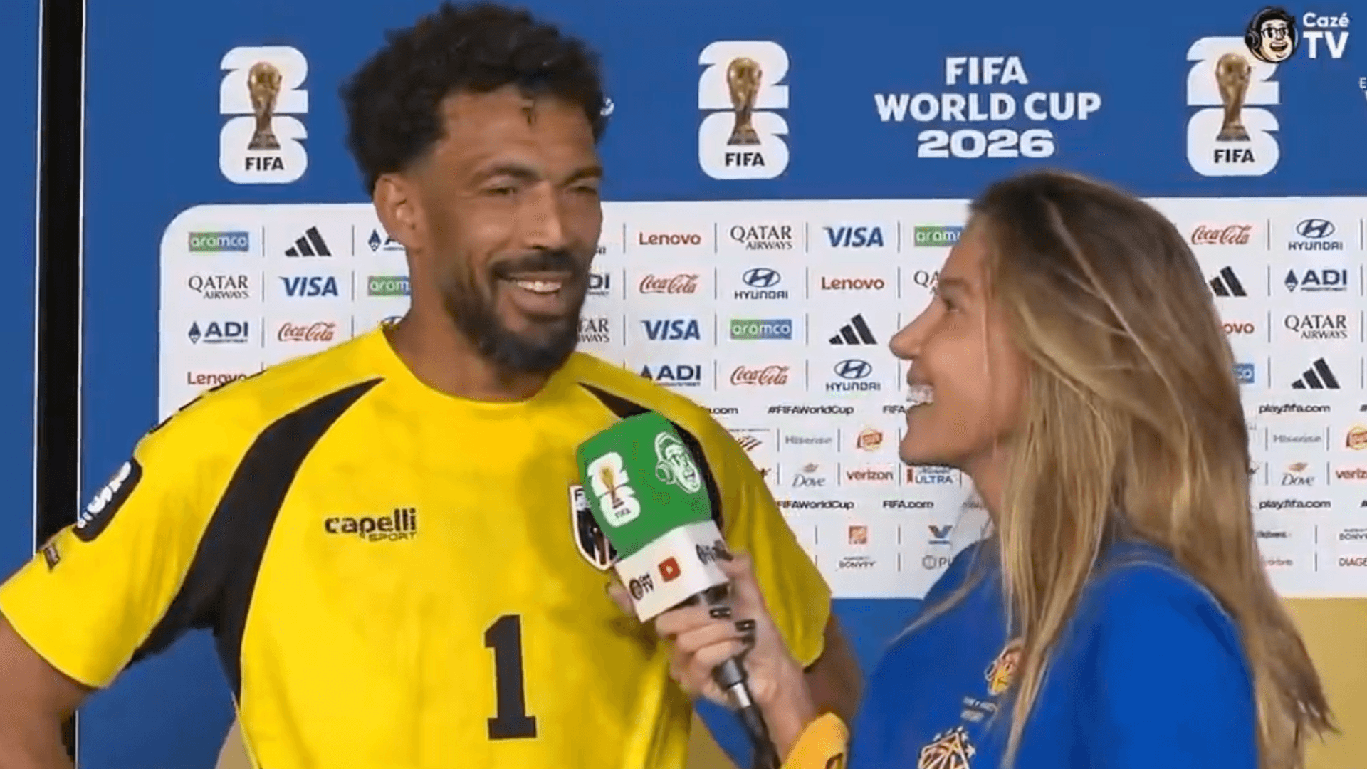 Goleiro de Cabo Verde reage ao ganhar milhares de seguidores