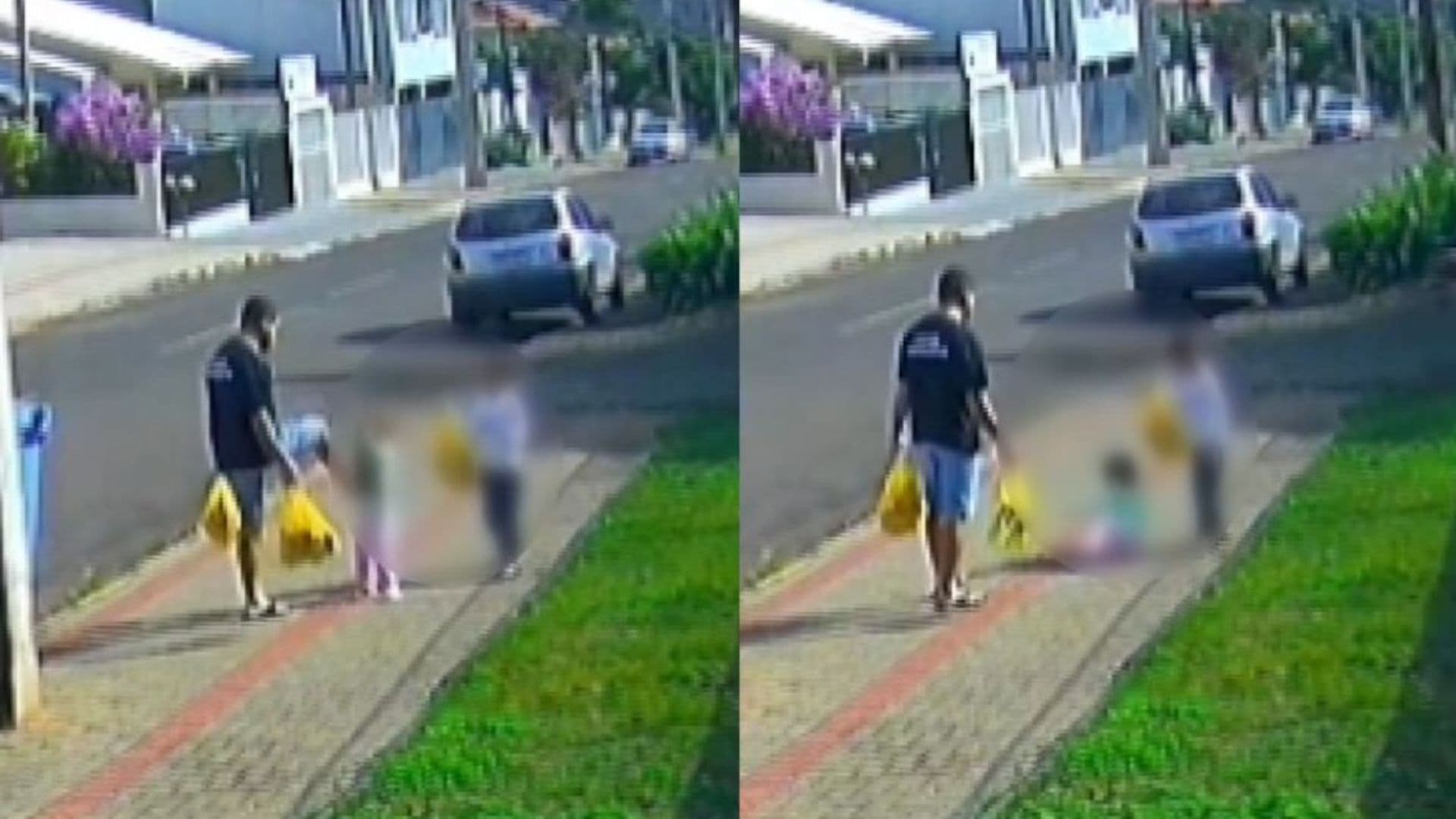 Homem que denunciou chute de pai contra criança se emociona ao relembrar cena