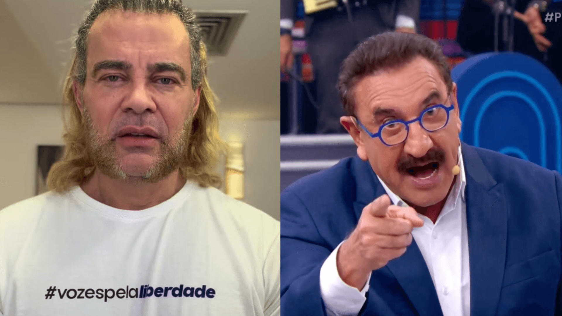 Carmo Dalla Vecchia rebate Ratinho após polêmica com Tiago Piquilo