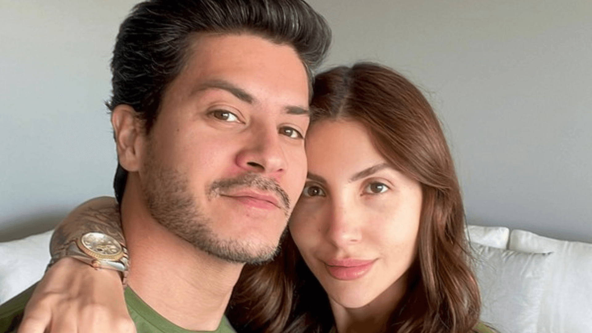 Arthur Aguiar e Jheny Santucci anunciam nova gravidez: “Agora somos 5”