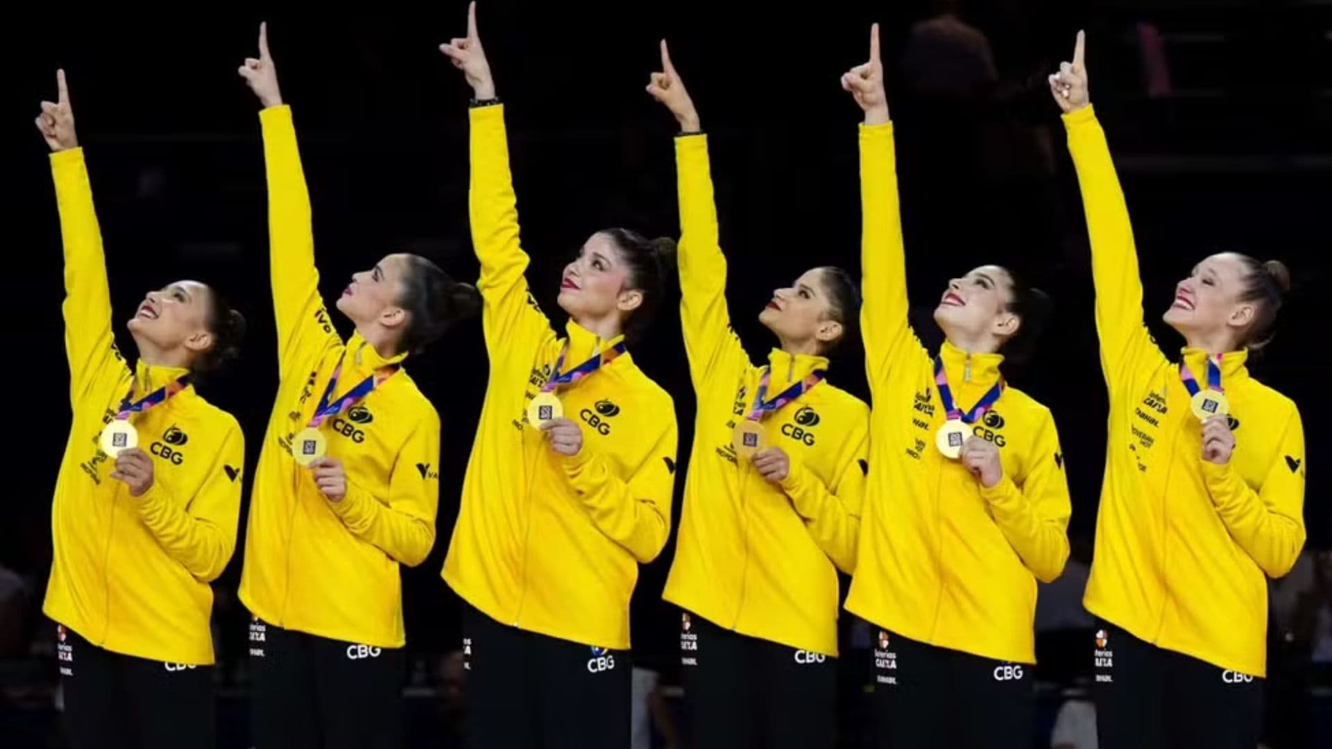 Histórico! Brasil conquista dois ouros inéditos no Mundial de Ginástica Rítmica