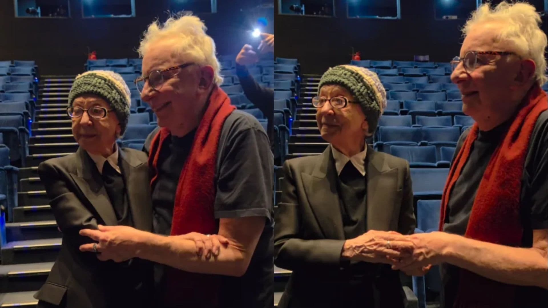 Fernanda Montenegro se emociona ao encontrar Marco Nanini após peça: “Você é um santo”