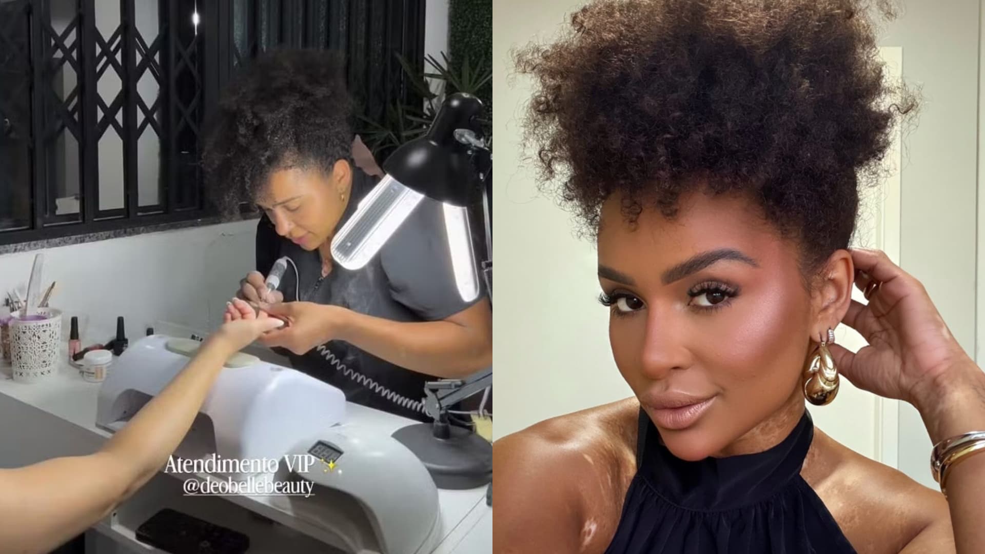 Ex-BBB Natália Deodato volta a trabalhar como manicure e mostra rotina corrida