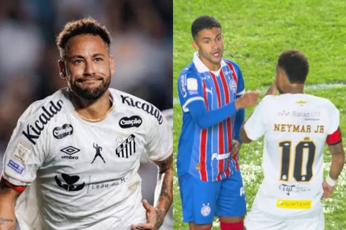 Leitura labial aponta suposta ofensa de Neymar a Rodrigo Nestor em Santos e Bahia
