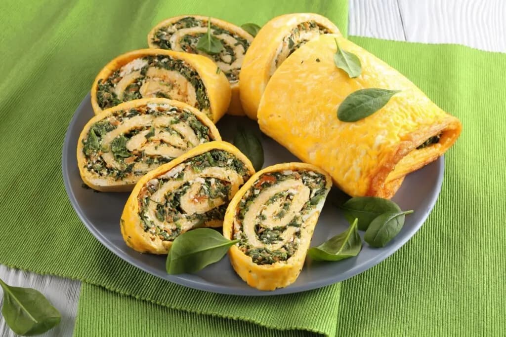 5 receitas de rocambole ricas em proteínas para o almoço