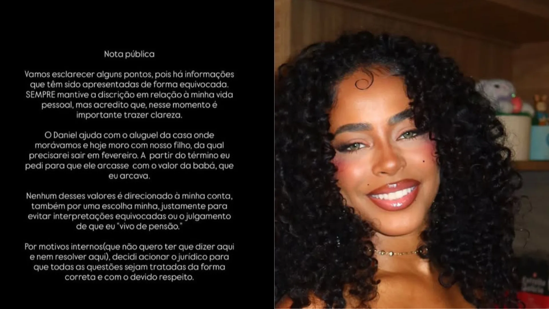 Lorena Maria confirma que acionou equipe jurídica após declaração de MC Daniel