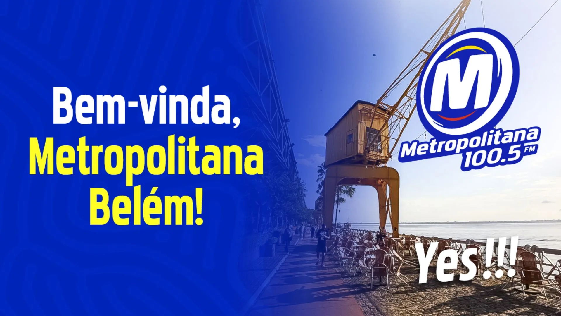 Está no ar a Metropolitana Belém, na frequência 100.5 FM