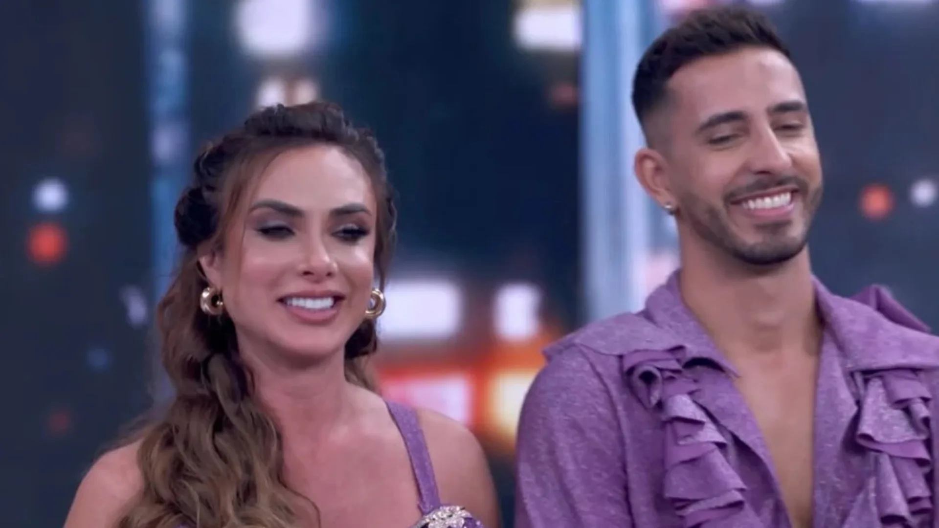Nicole Bahls e Allan Souza Lima são eliminados do “Dança dos Famosos”