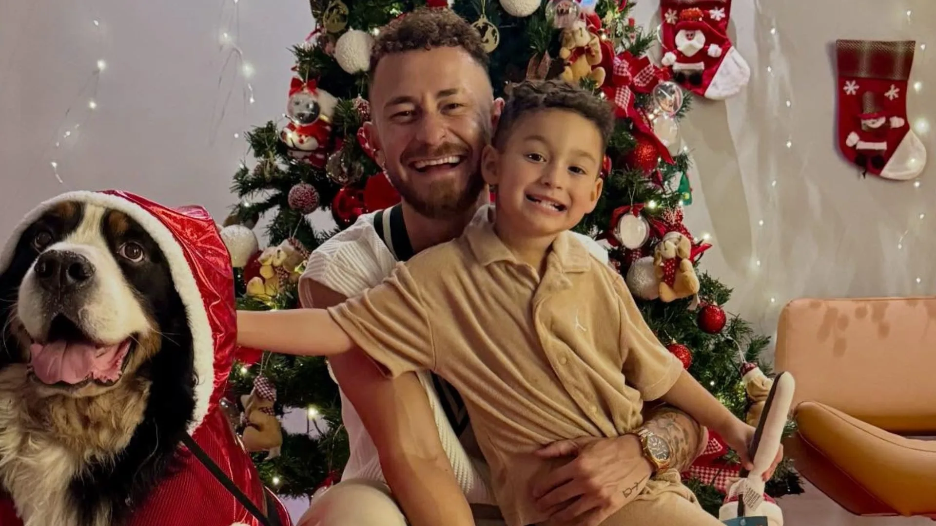 Filho de Fred escreve carta para o Papai Noel e cena fofa viraliza