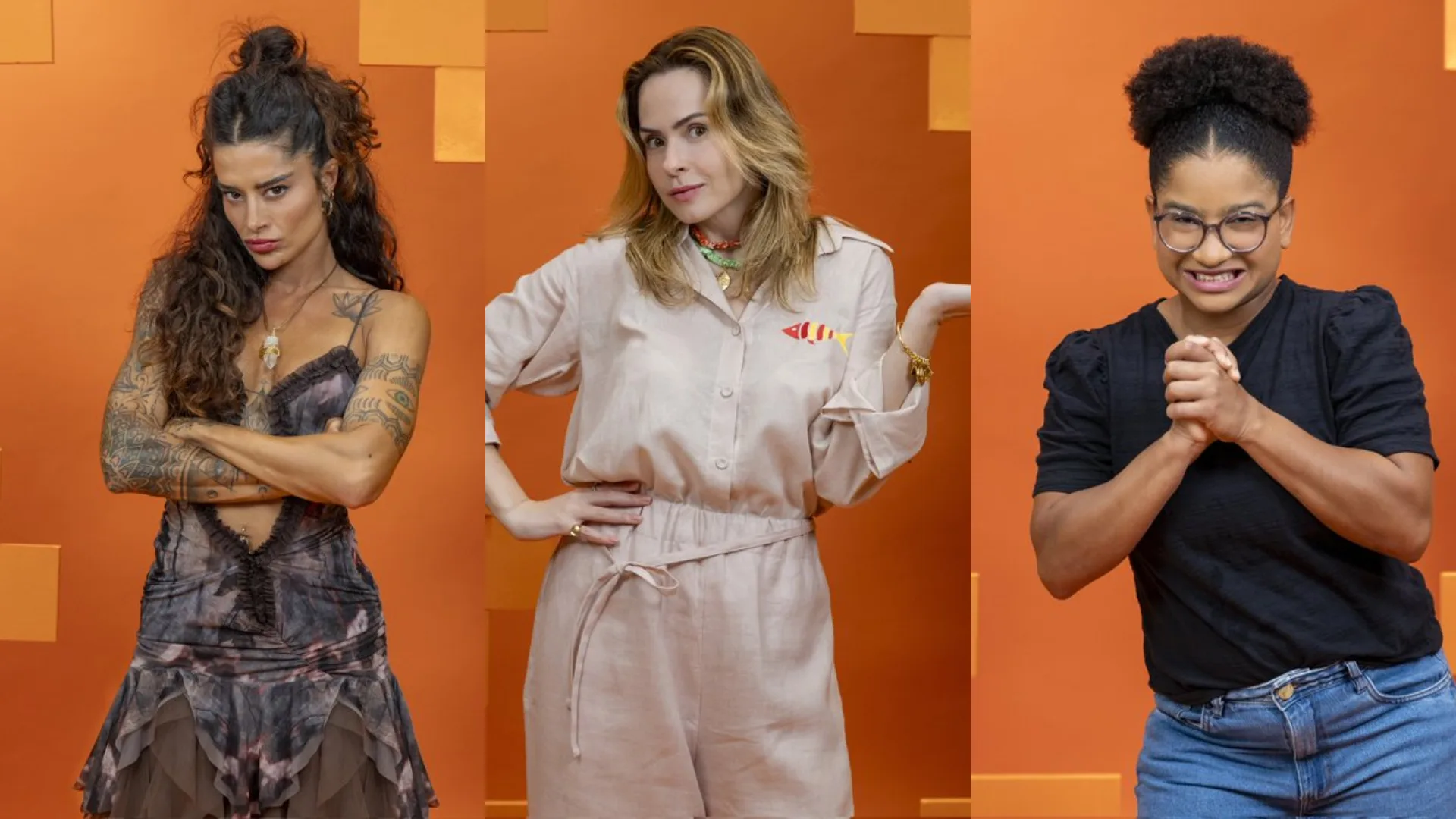 BBB 26: Aline Campos, Ana Paula e Milena estão no 1º paredão