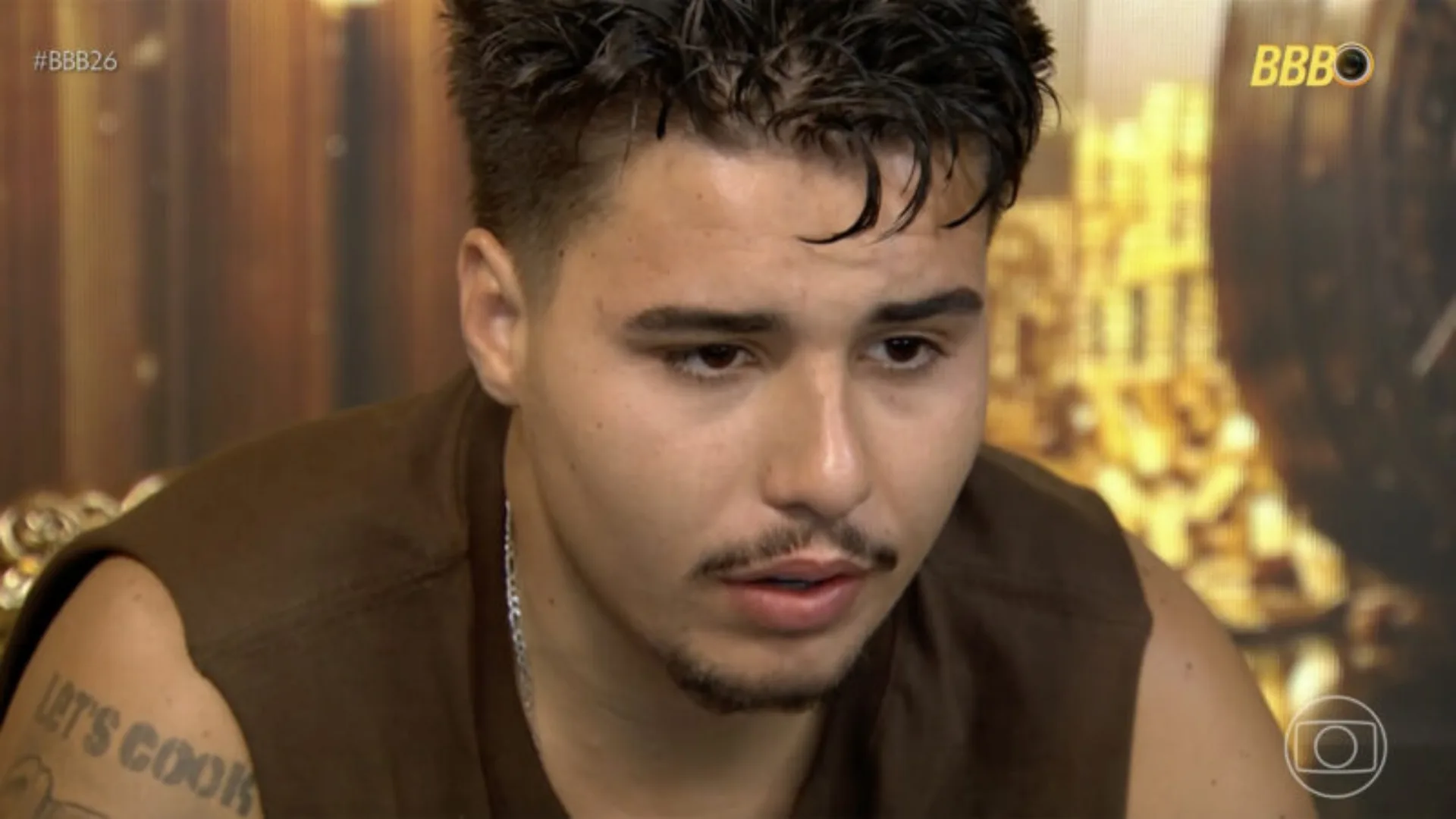 BBB 26: Pedro fala sobre episódio com Jordana: “Cobicei ela”