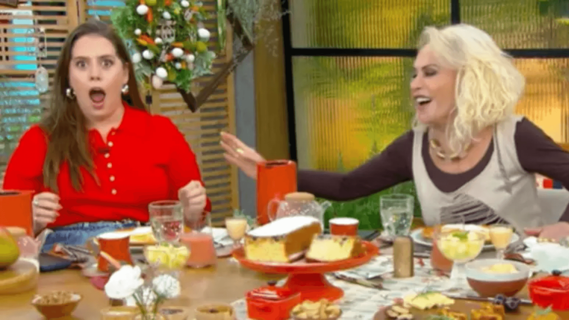 Ana Maria dá fora ao vivo em Tati Machado: “Não é da sua conta”