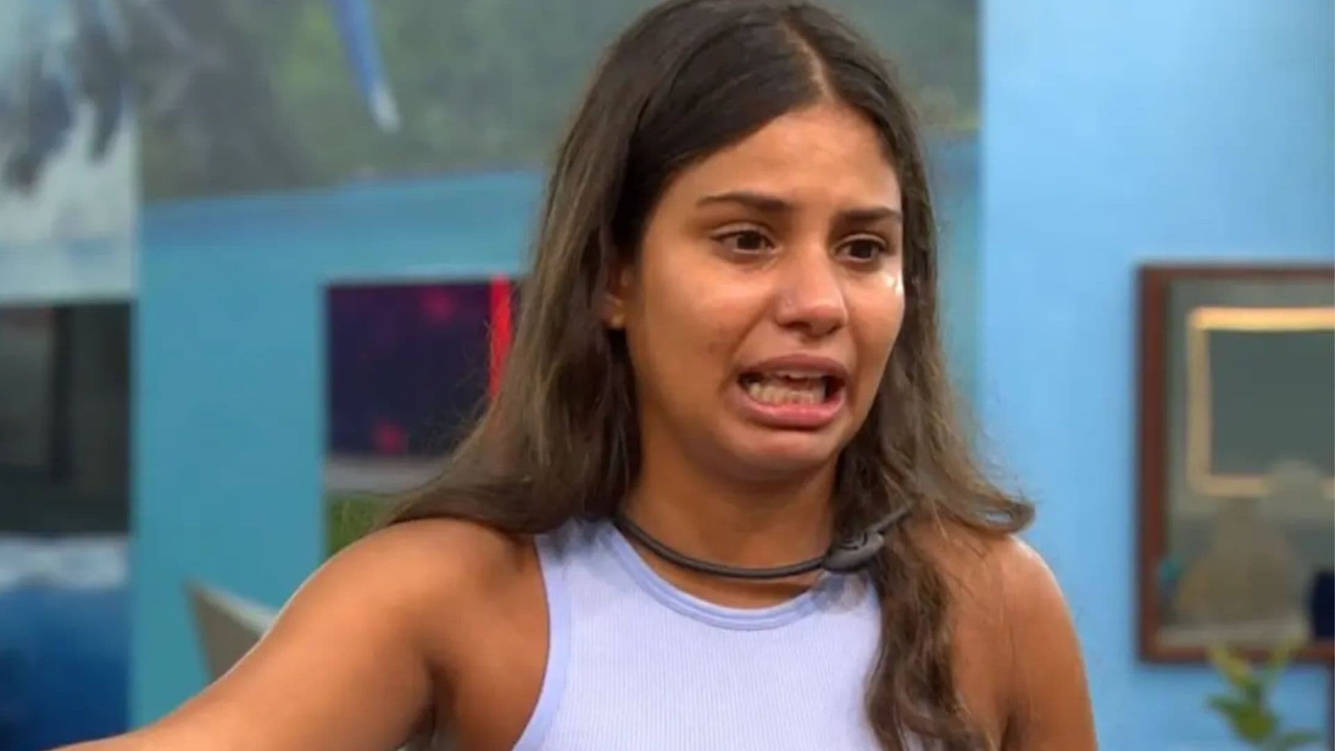 Após ser escolhida para o ‘Monstro’, Gabriela se revolta e discute com Jordana