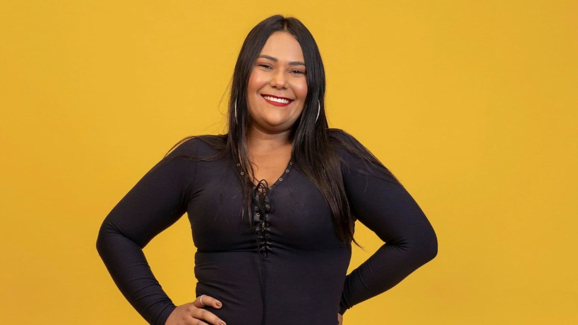 Chaiany se emociona ao entrar nos Estúdios Globo para entrevista no ‘Mais Você’