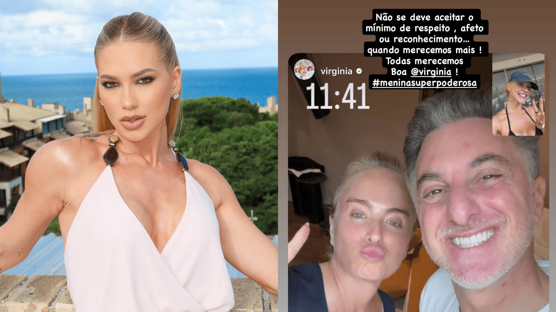 Angélica apoia Virginia após término com Vini Jr.: Não se deve aceitar o mínimo