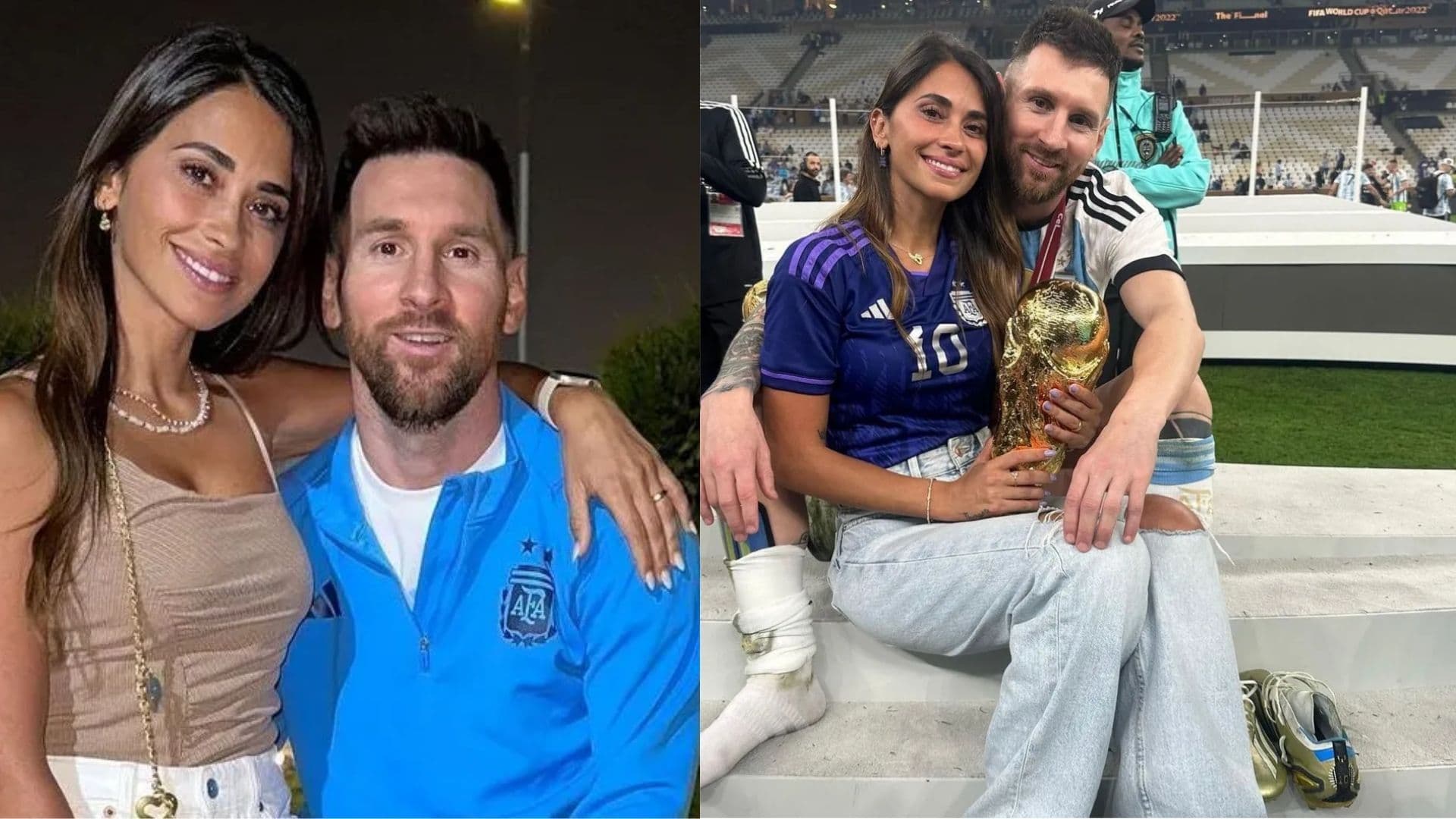 Esposa de Messi faz declaração ao atleta após fina: “Você é único”