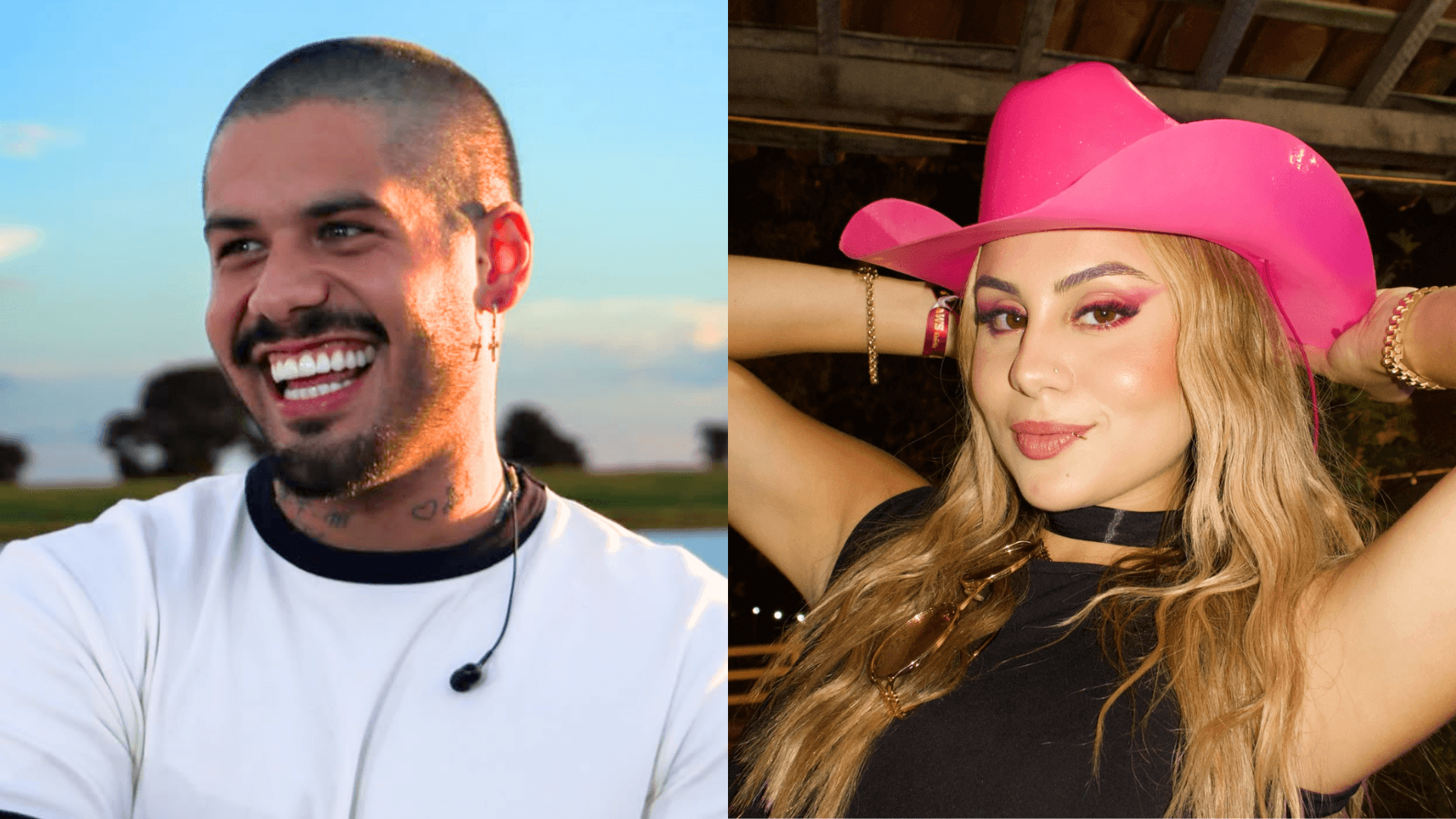 Zé Felipe é flagrado em clima de romance com Lara Jucá após show