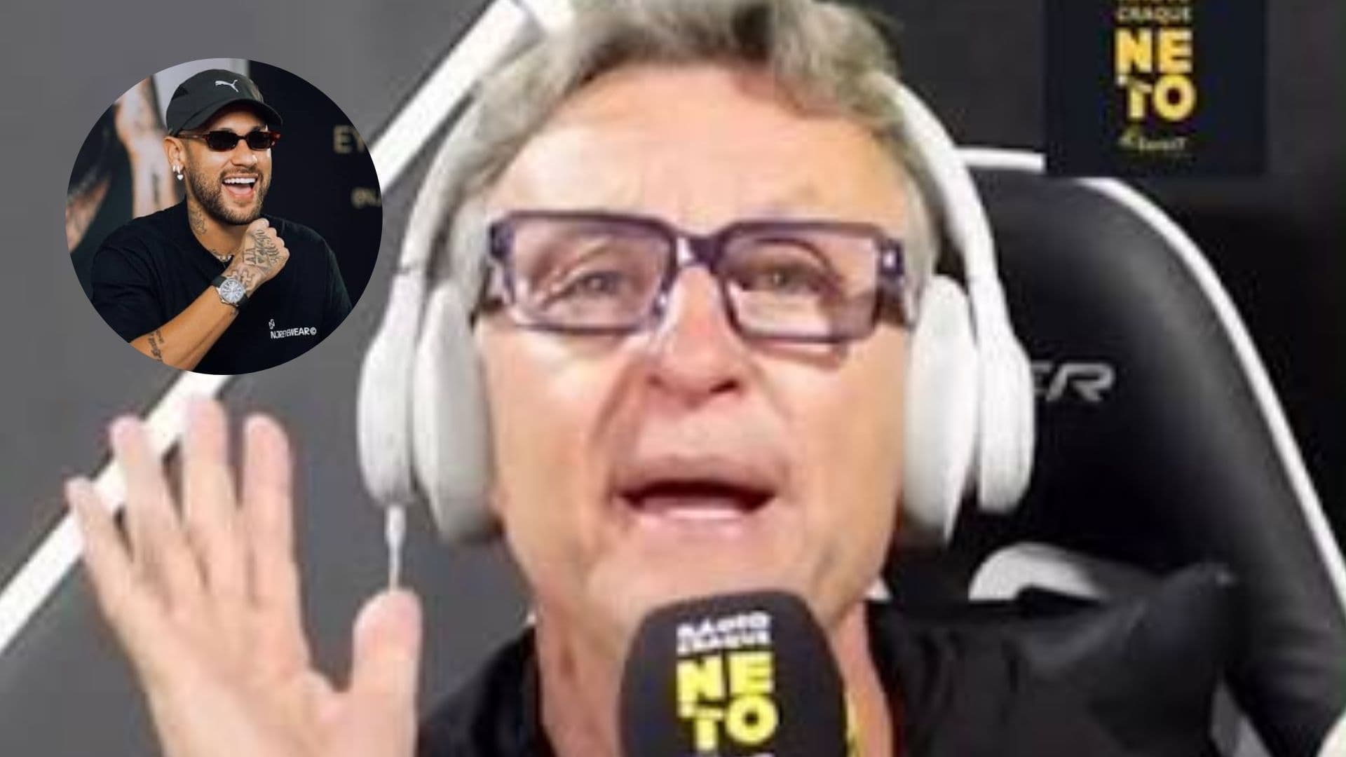 Climão! Neto detona Neymar após polêmica com pôquer e jogador responde: “Otário”