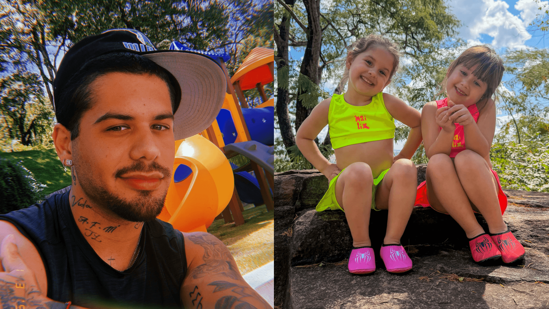 Zé Felipe comenta recuperação de Maria Alice e Maria Flor após cirurgias e desabafa: “A gente fica preocupado”