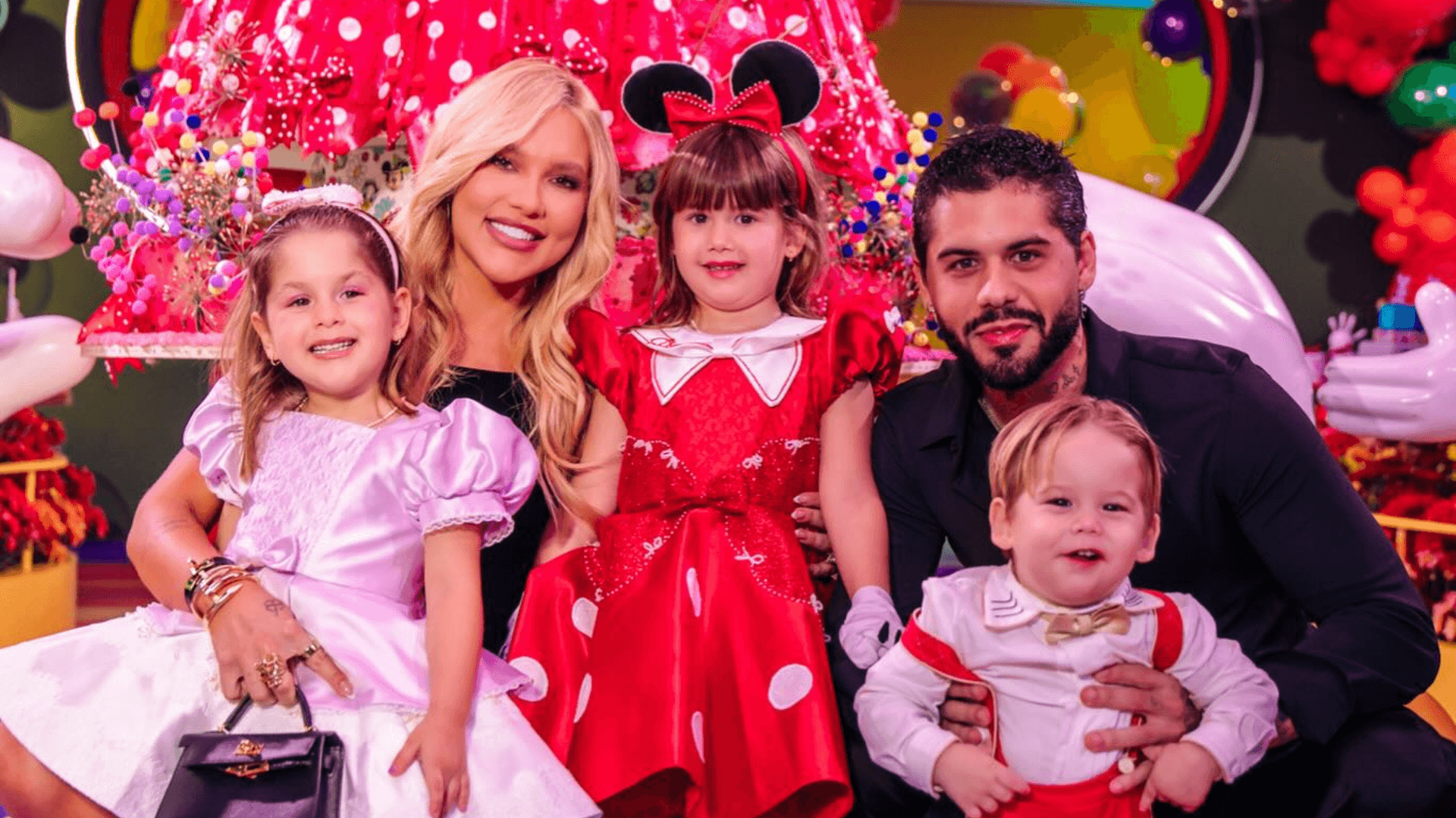 Virginia vai com os filhos presentear Zé Felipe no Dia dos Pais