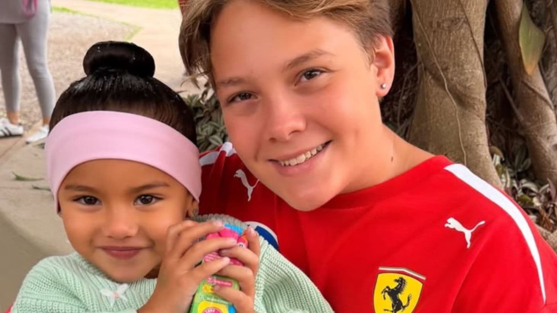 Filho de Neymar celebra os 15 anos e ganha carinho da irmã, Mavie