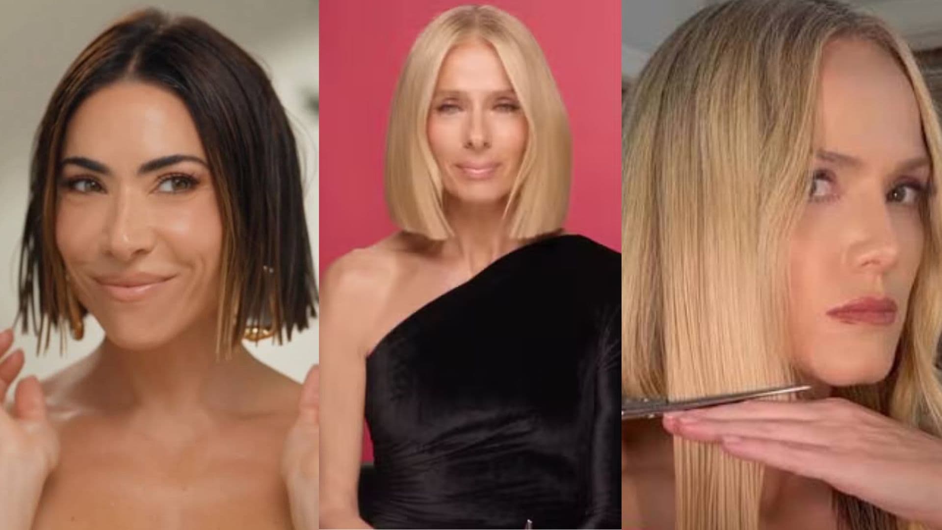 Novo visual? Famosos participam de trend viral do corte chanel e resultados chocam