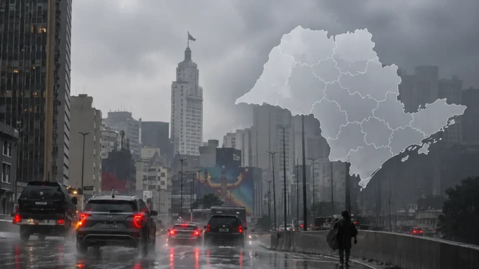 Inmet emite alerta laranja de tempestade para cinco estados no dia do 2º turno