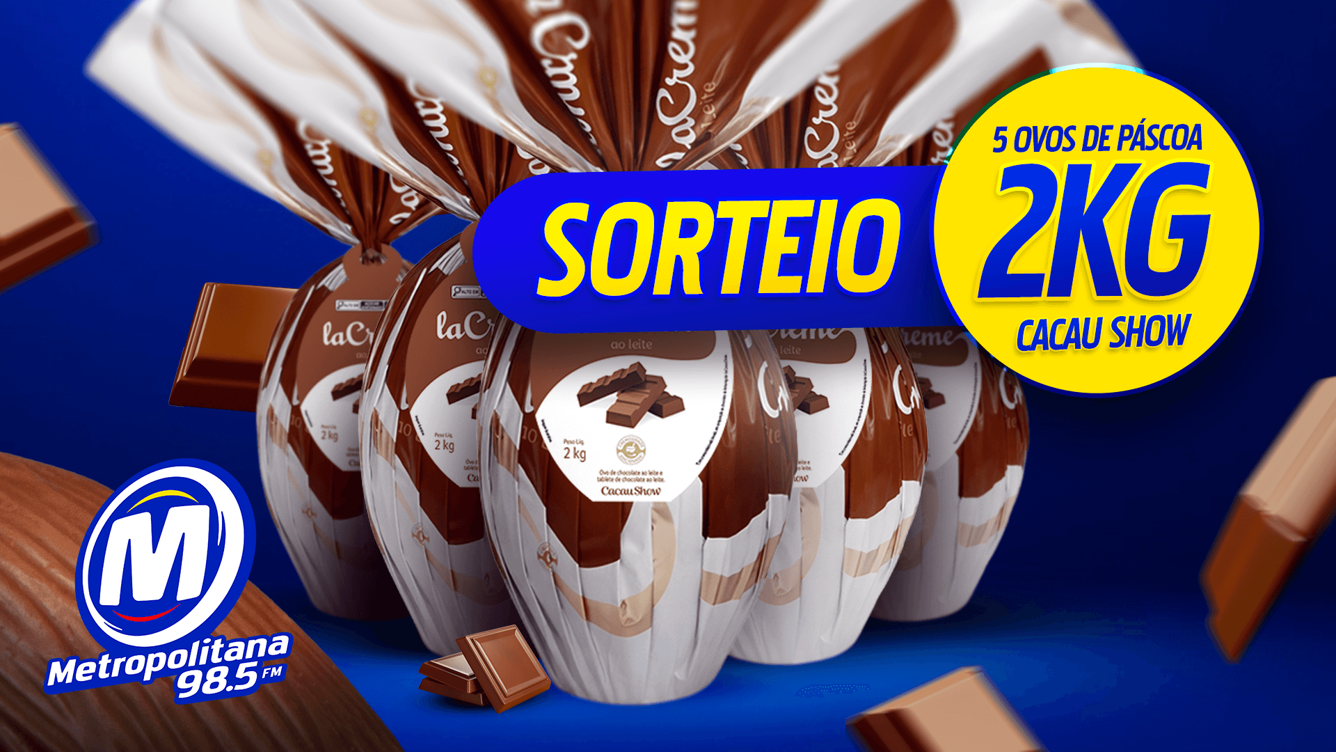 A Páscoa na Metropolitana tem muuuito chocolate!🍫🍫🍫