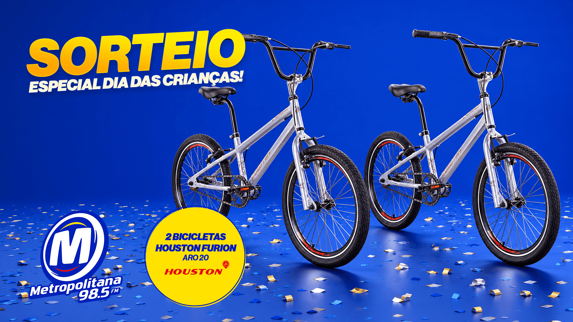 DIA DAS CRIANÇAS TEM BICICLETA NA METROPOLITANA! 🚲🎉