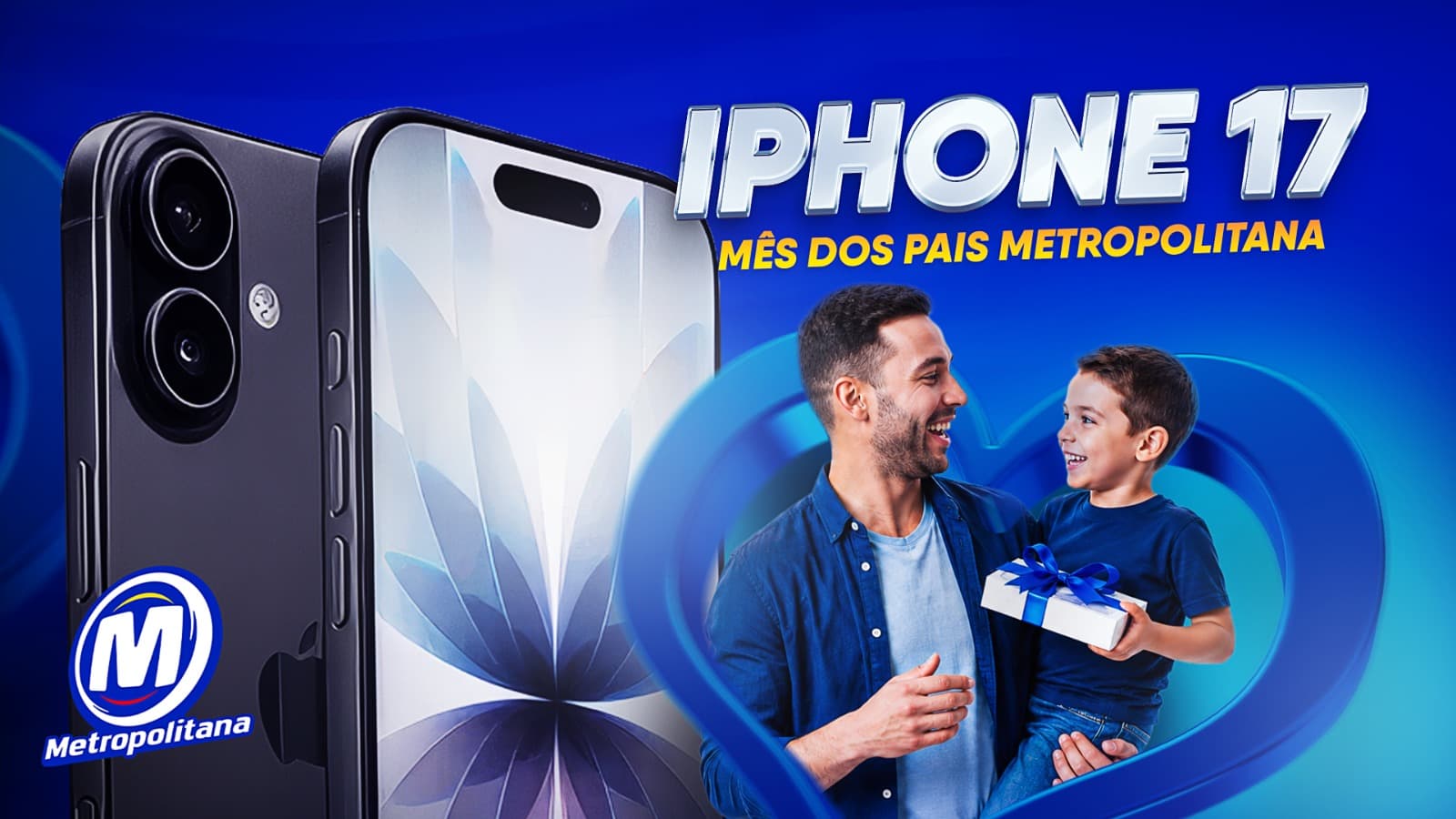 NESSE MÊS DOS PAIS TEM IPHONE 17 NA METROPOLITANA! 🤩